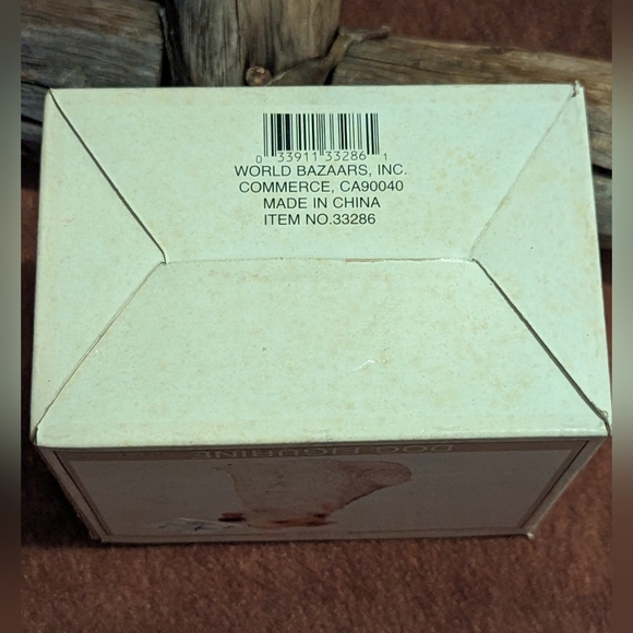 Vintage World Bazaar Inc Crown Agents Jack Russell Dog Figurine in Box - Picture 12 of 12